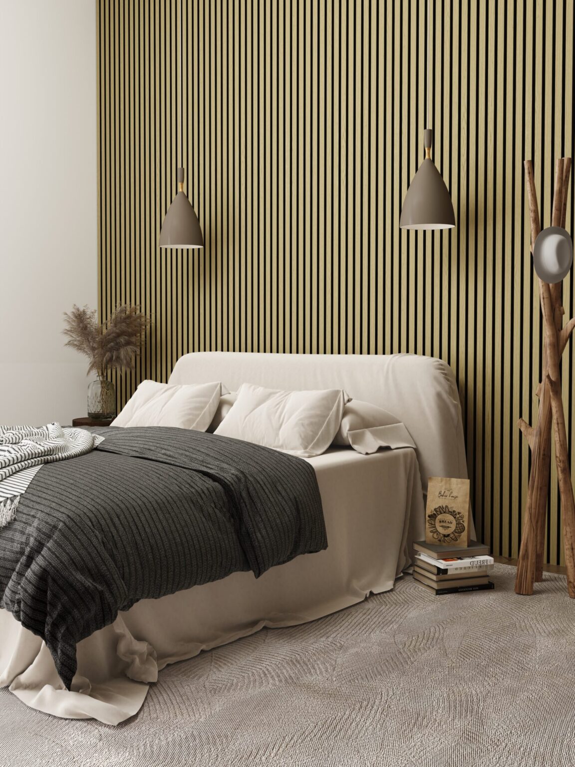 Akustinė plokštė su medžio lukšto padengimu – Ąžuolas - Image 2