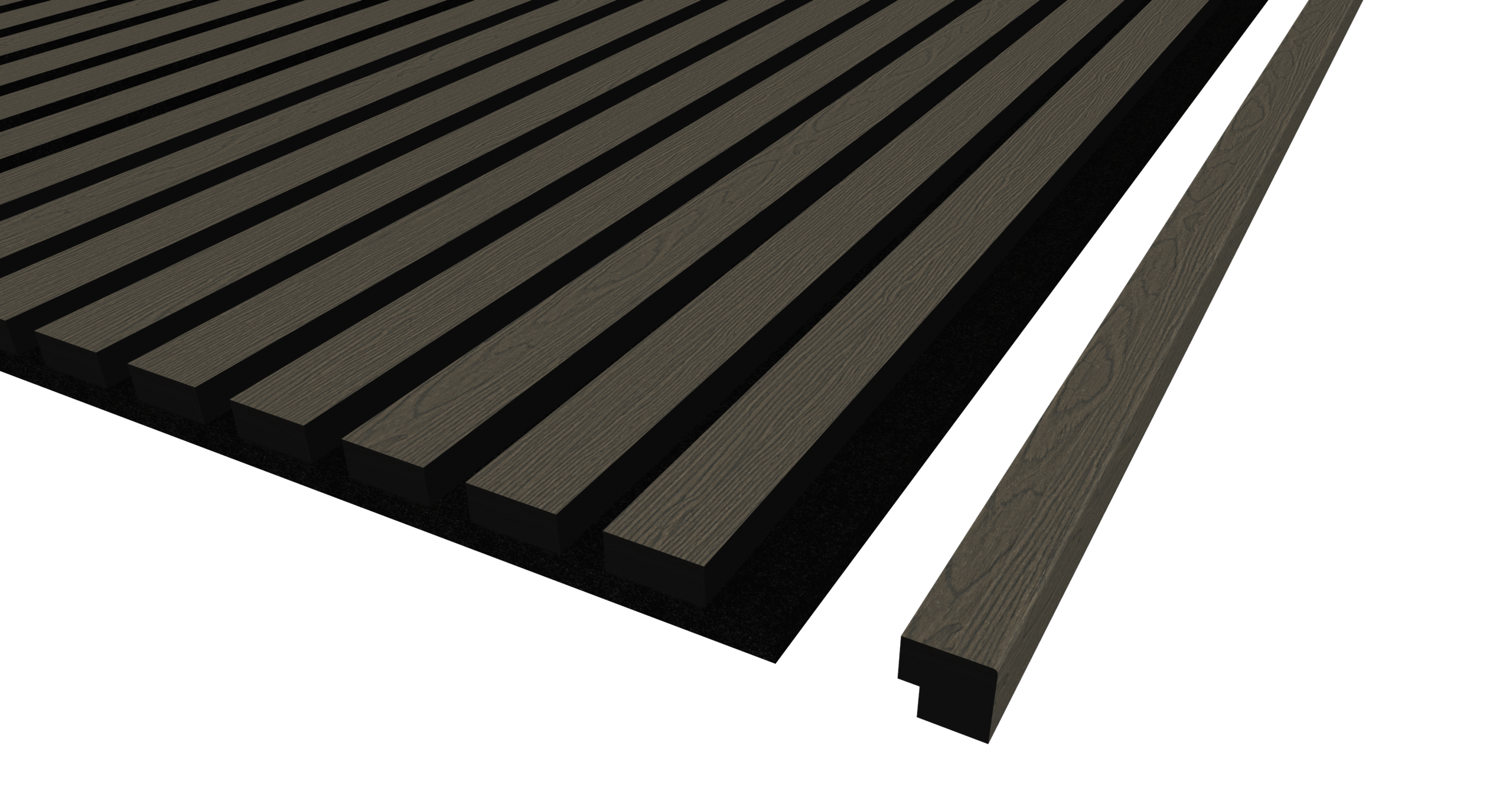 Užbaigimo profilis tašelių plokštei Degintas riešutas 7143