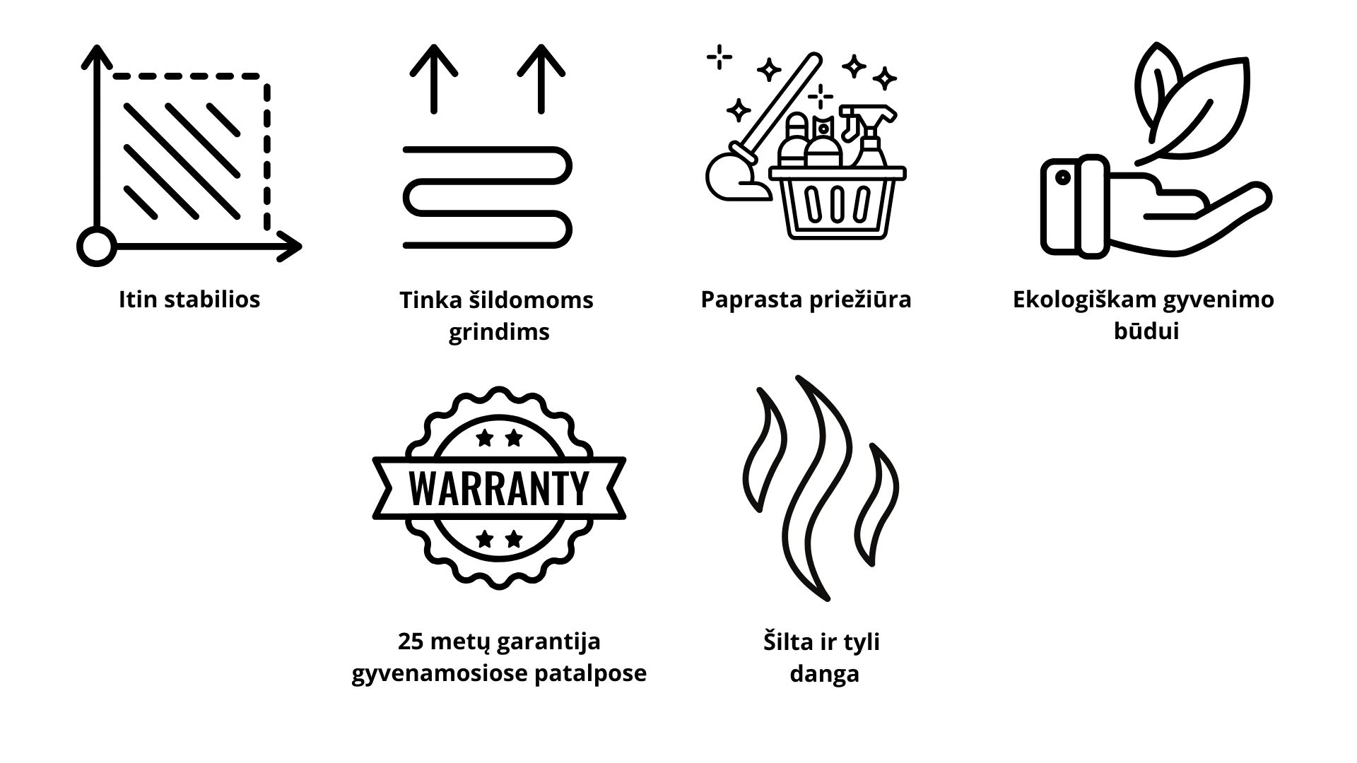 Medinių grindų savybės - tinka šildomoms grindims, lengva priežiūra, ekologiškam gyvenimo būdui