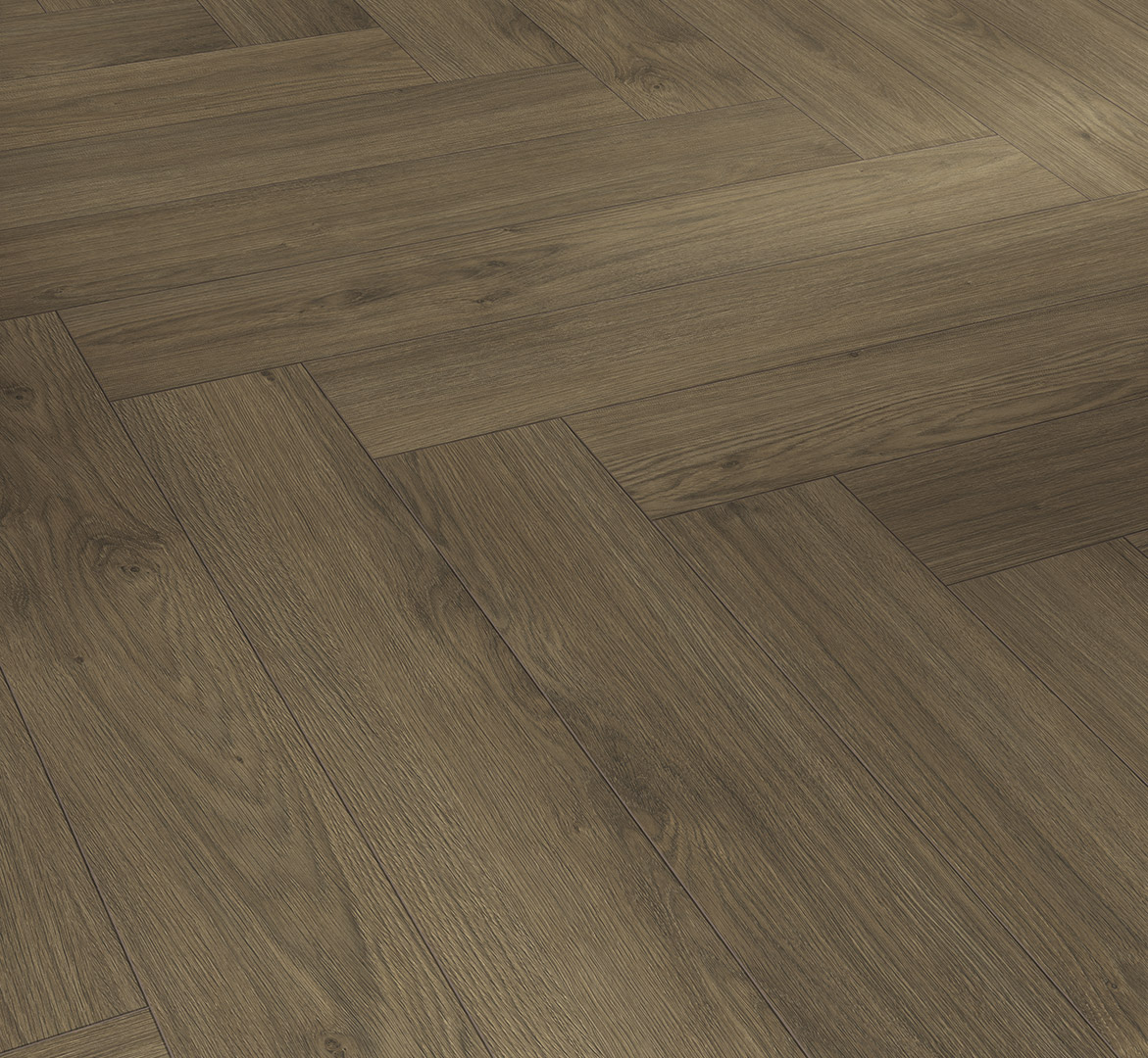 Eglutės rašto laminatas Parador Oak Mont Blanc dark brown 1748754