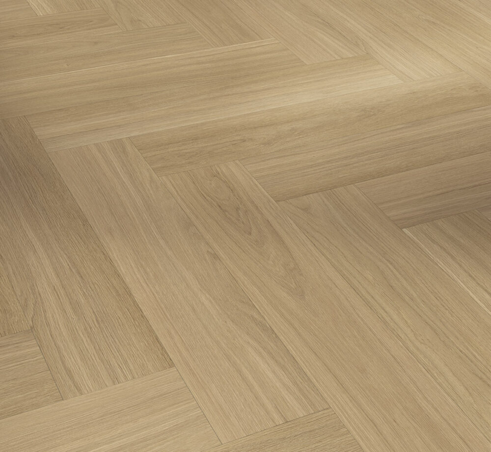 Klijuojama vinilinė grindų danga eglutės raštu 33 atsparumo klasė