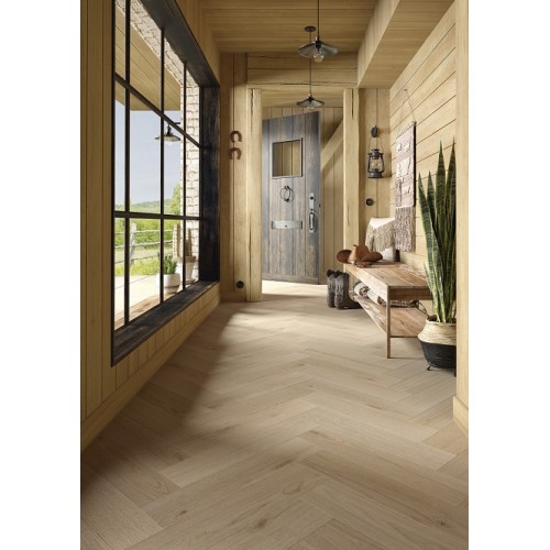 Eglutės rašto laminatas su atsparumu vandeniui Alsaflooring Liberte Herringbone 605