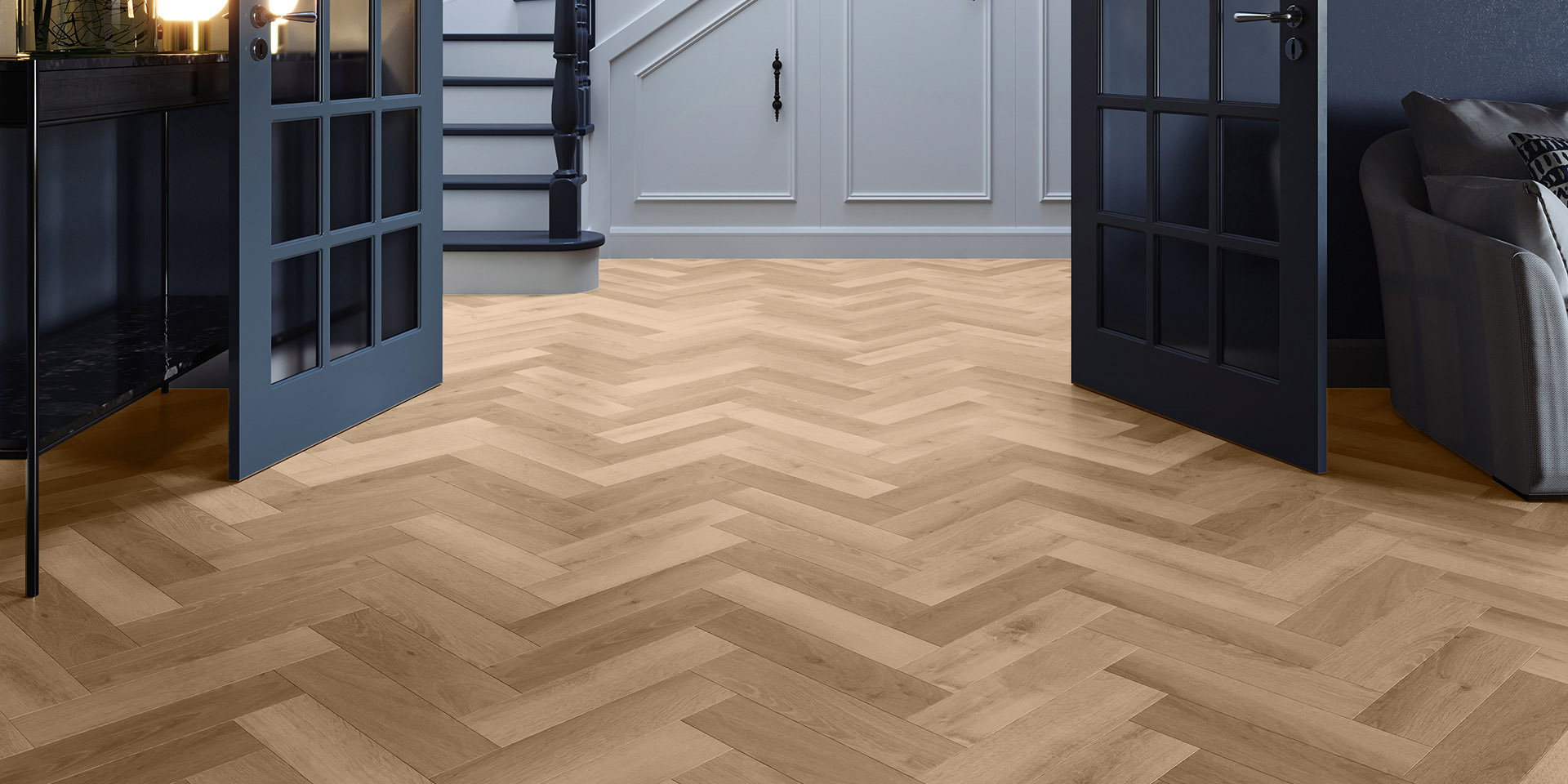 Invictus dryback Highland Oak Parquet - Sunrise
