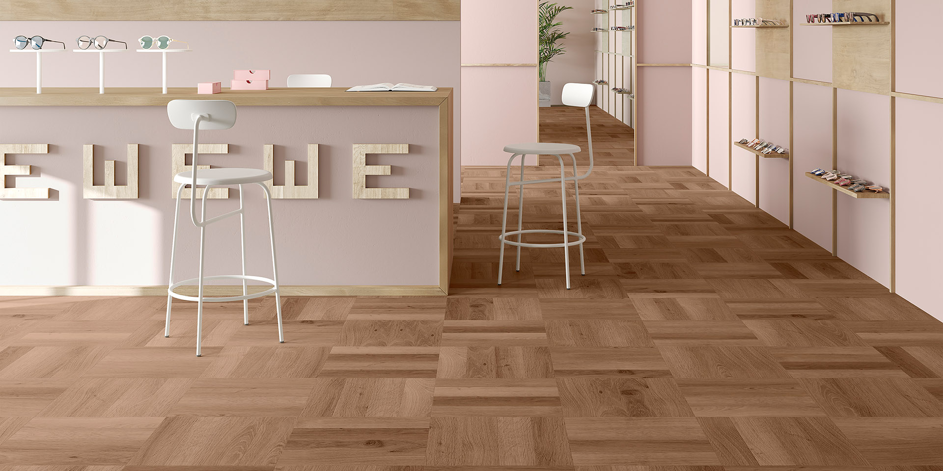 Invictus dryback Highland Oak Parquet - Chocolate